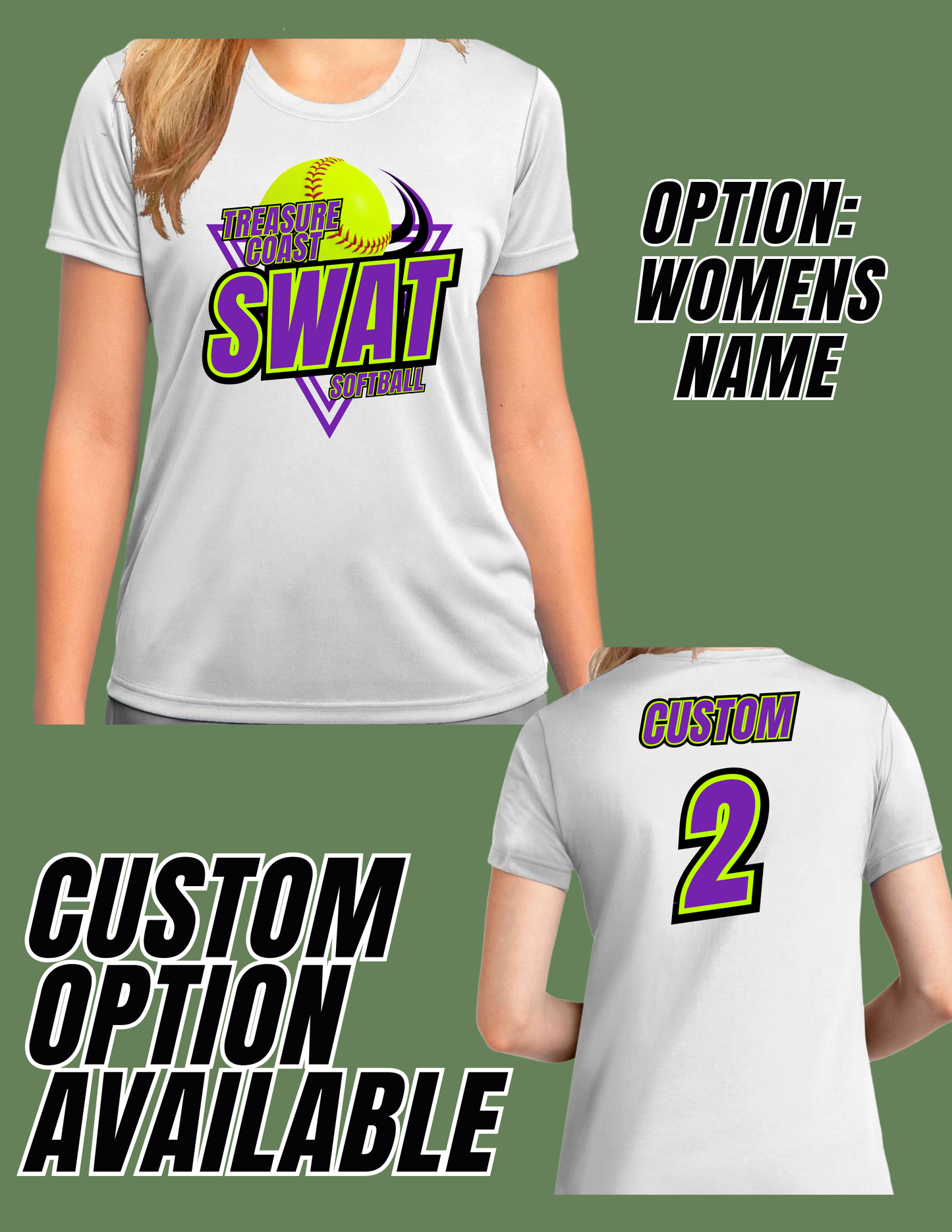 SWAT Parent Shirt Women’s Custom Name