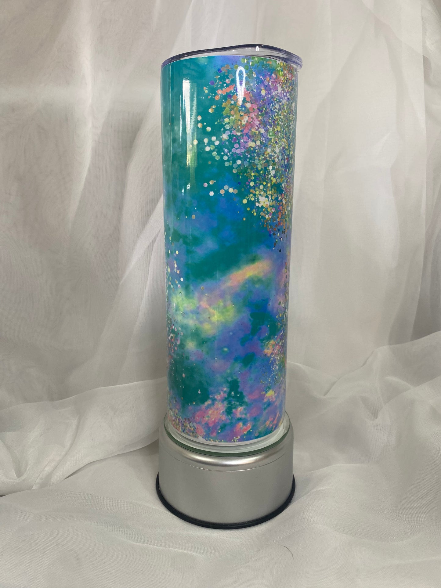 Tumbler - Glitter Sky Reverse Galaxy Print