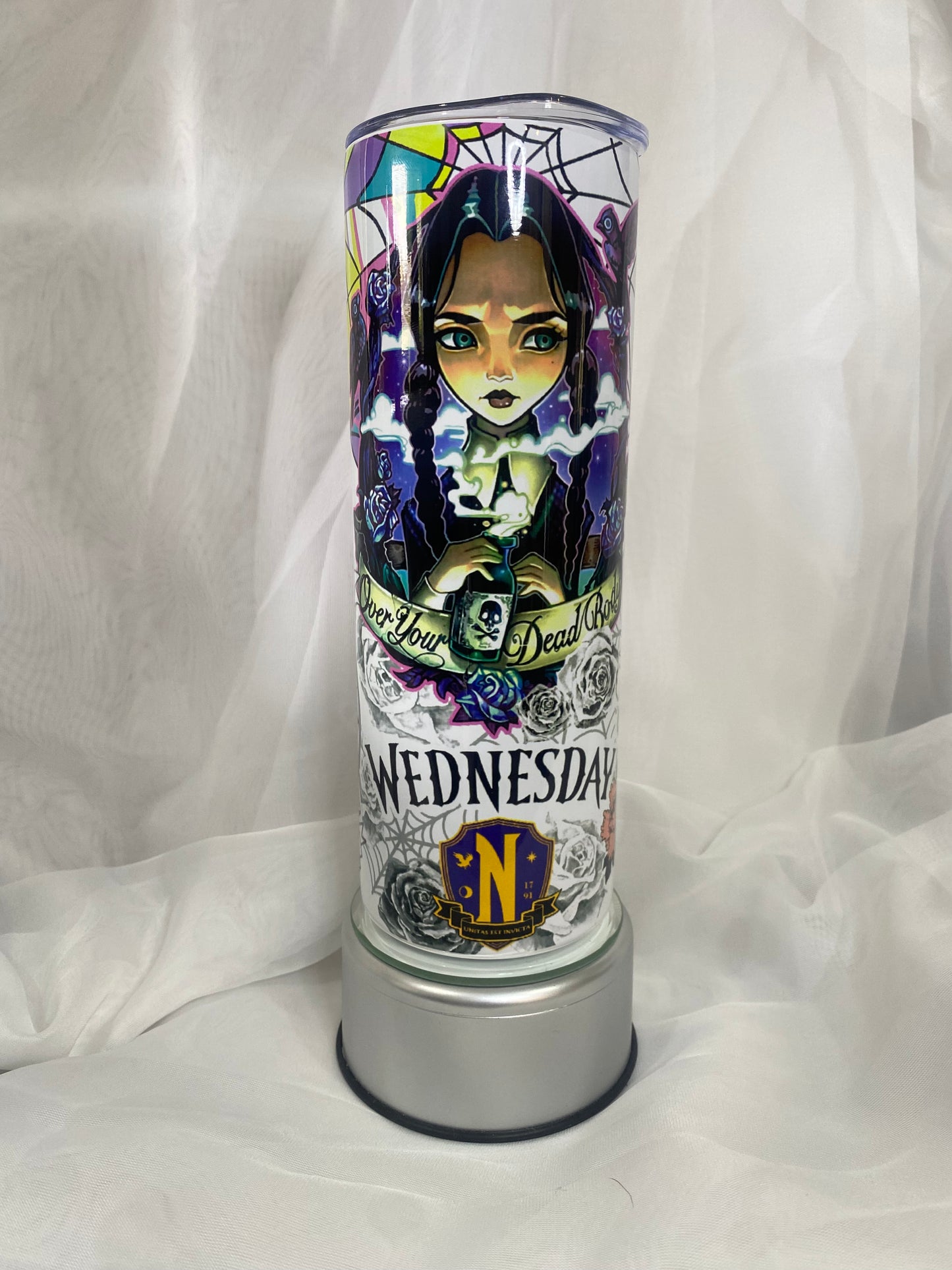 Tumbler - Wednesday Adams Retro & Modern