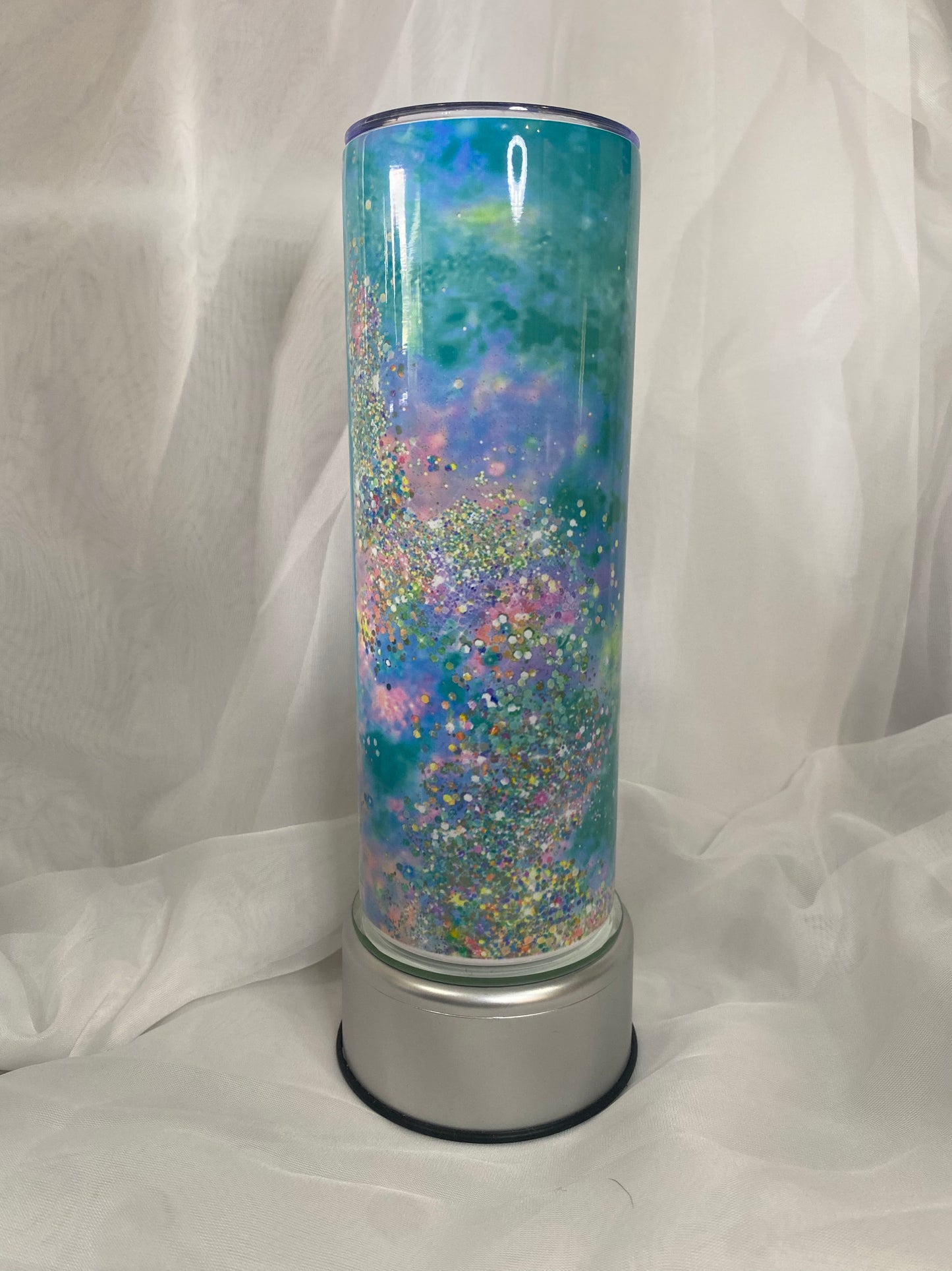 Tumbler - Glitter Sky Reverse Galaxy Print