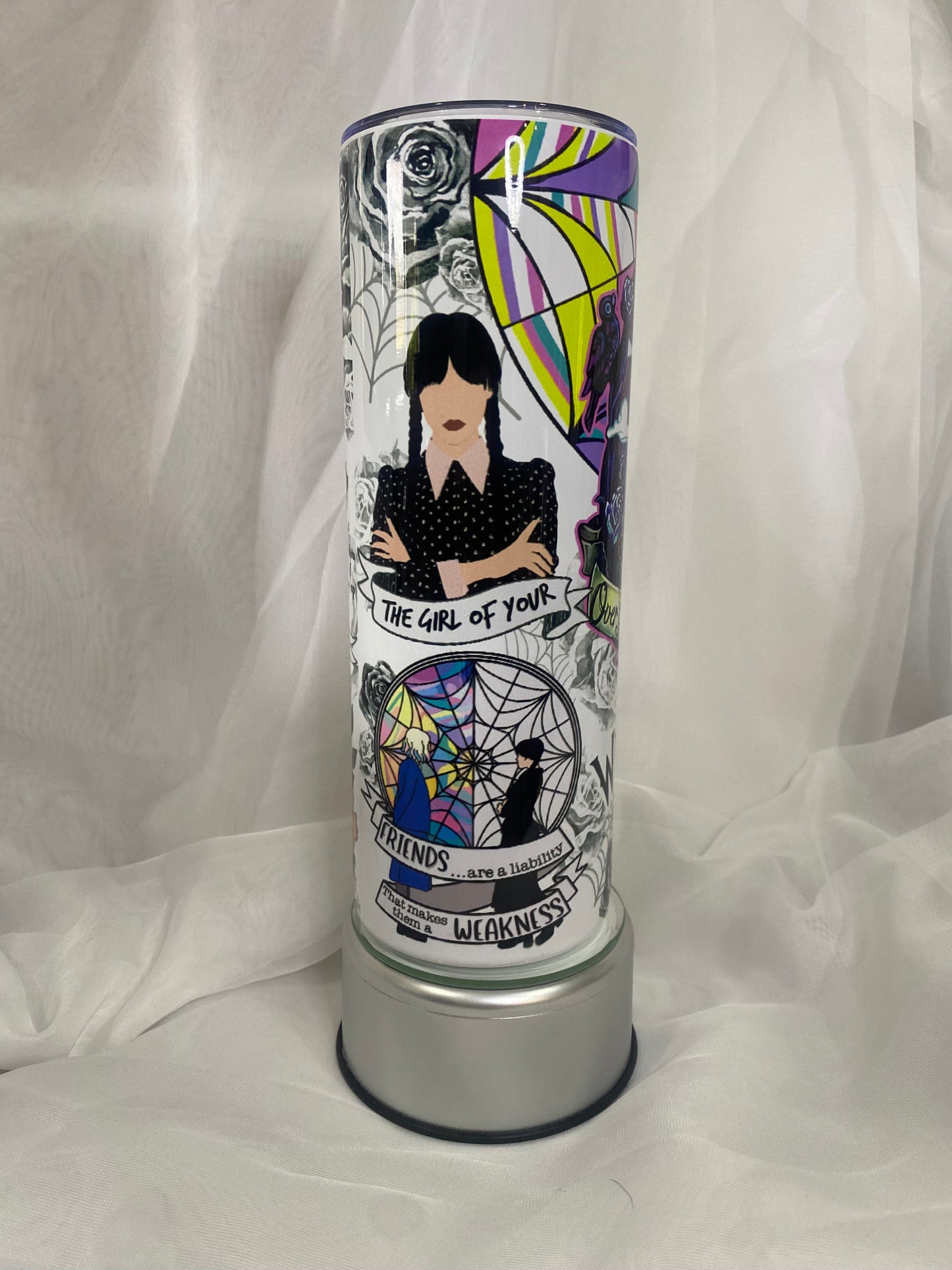 Tumbler - Wednesday Adams Retro & Modern