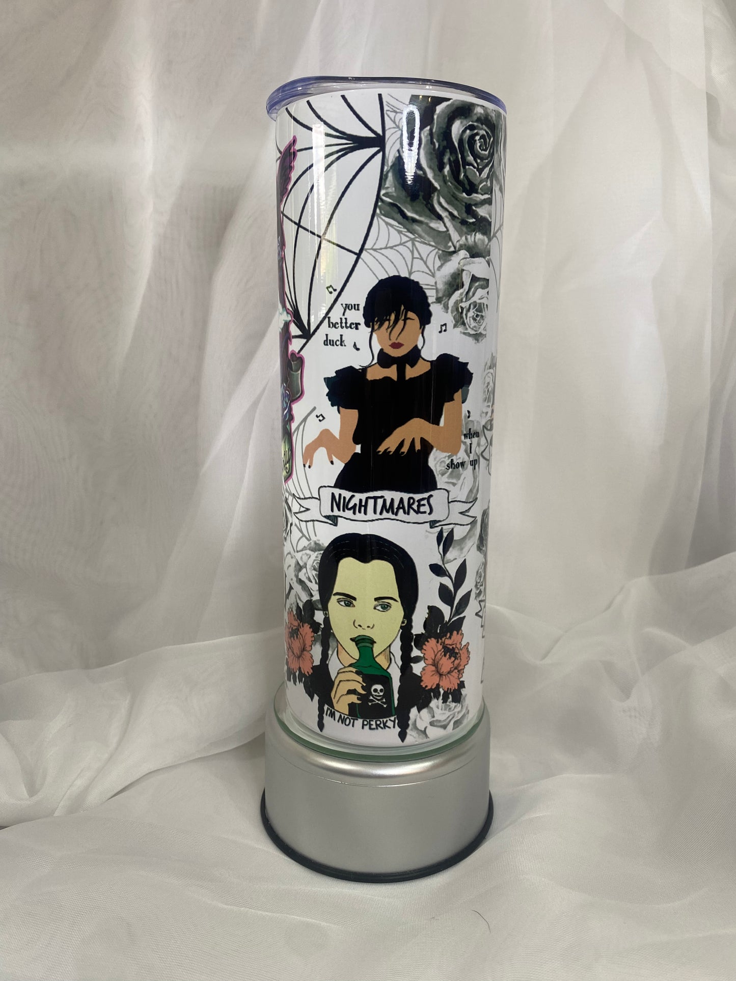 Tumbler - Wednesday Adams Retro & Modern